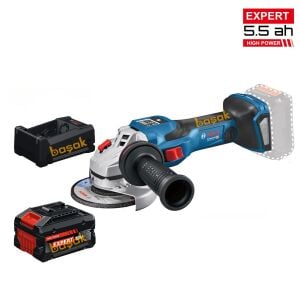 Bosch GWS 18V-15 SC 1x5,5 Ah Expert Akülü 125 mm Taşlama Makinesi