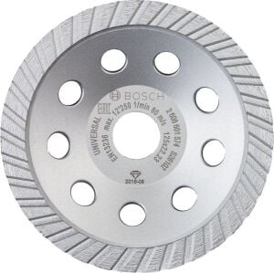 Bosch Standart 125mm Turbo Elmaslı Beton Silme Diski 2608601574