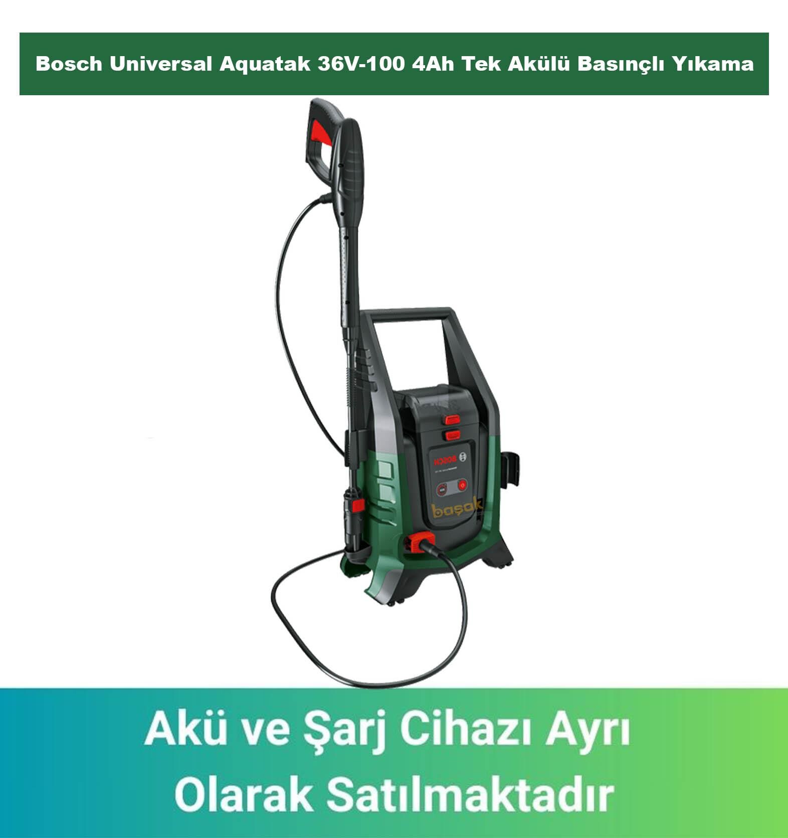 Bosch UniversalAquatak 36V-100 Akülü Yıkama Makinesi (Akü ve Sarj Yoktur) 06008C7000