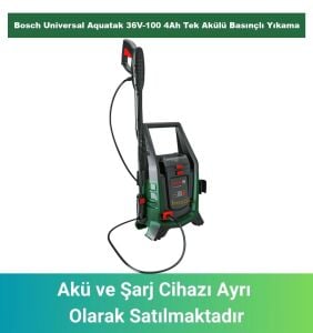 Bosch UniversalAquatak 36V-100 Akülü Yıkama Makinesi (Akü ve Sarj Yoktur) 06008C7000