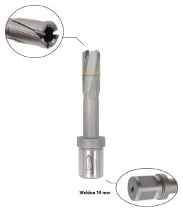 3Keego 14 x 50 mm TCT Elmas Manyetik Matkap Ucu HCB50