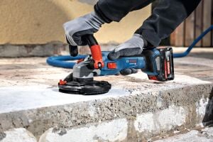 Bosch GBR 18V-15 1x5,5 Ah Expert Akülü Beton Taşlama Makinesi