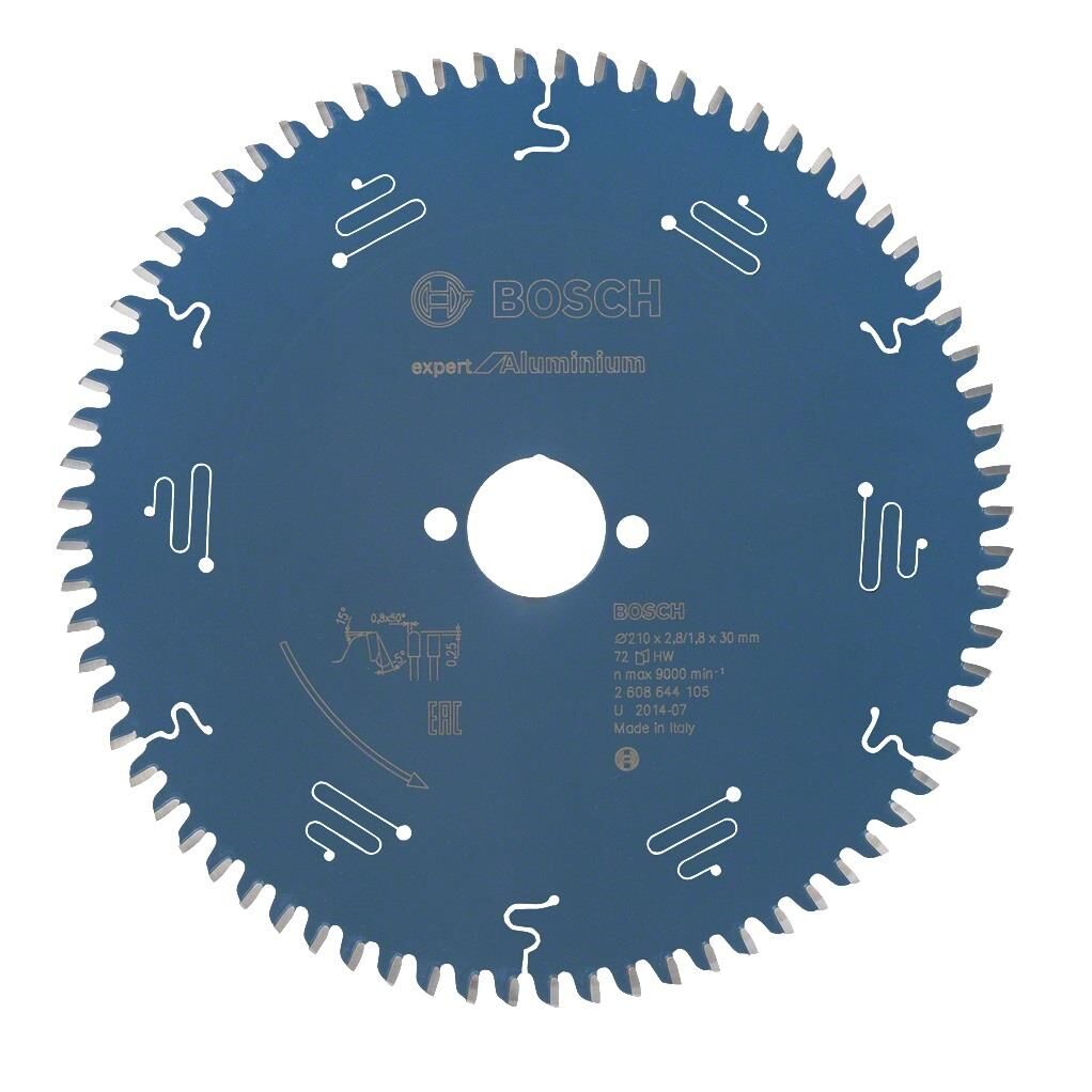 Bosch Expert Alüminyum Testere Bıçağı 210*30 mm 72 Diş 2608644105
