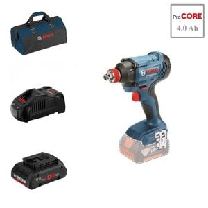 Bosch GDX 180-LI 1x4 Ah ProCORE Akülü Darbeli Vidalama-Somun Sıkma Bez Çantalı