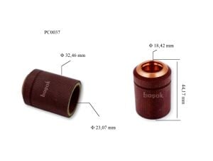 PC0037 CB100 Plazma Kesim Nozulu Uzun Ömürlü Trafimet