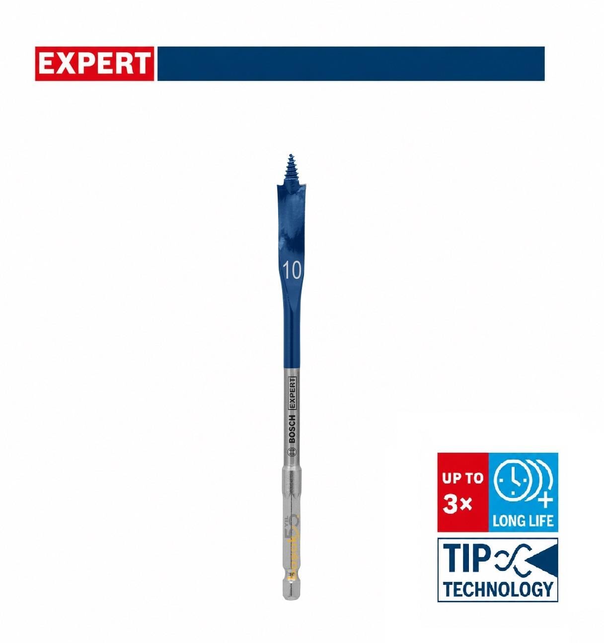 Bosch Expert 10 x 152 mm Ahşap Yaprak Kelebek Delme Ucu 2608902087