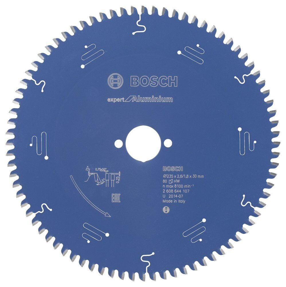 Bosch  Alüminyum Testere Bıçağı 235*30 mm 80 Diş Expert 2608644107