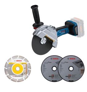 Bosch GWS 18V-180 P 1x8,0 Ah Expert Akülü 180 mm Büyük Taşlama Makinesi