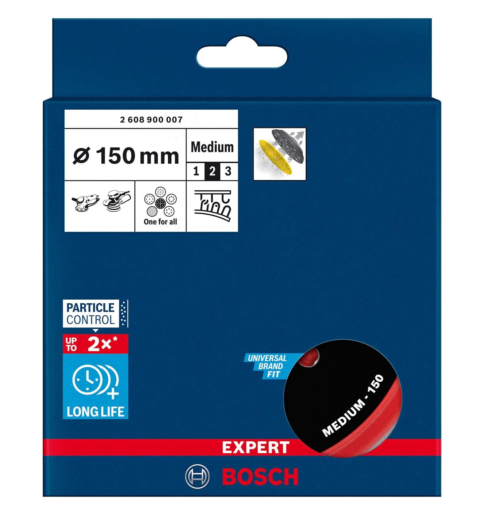 Bosch Expert 150 mm Zımpara Tabanı Orta GET 75-150 2608900007