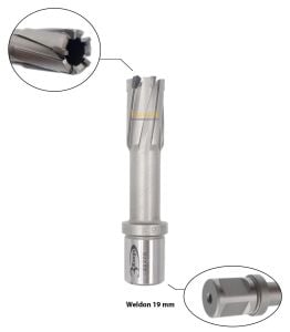 3Keego 18 x 50 mm TCT Elmas Manyetik Matkap Ucu HCB50