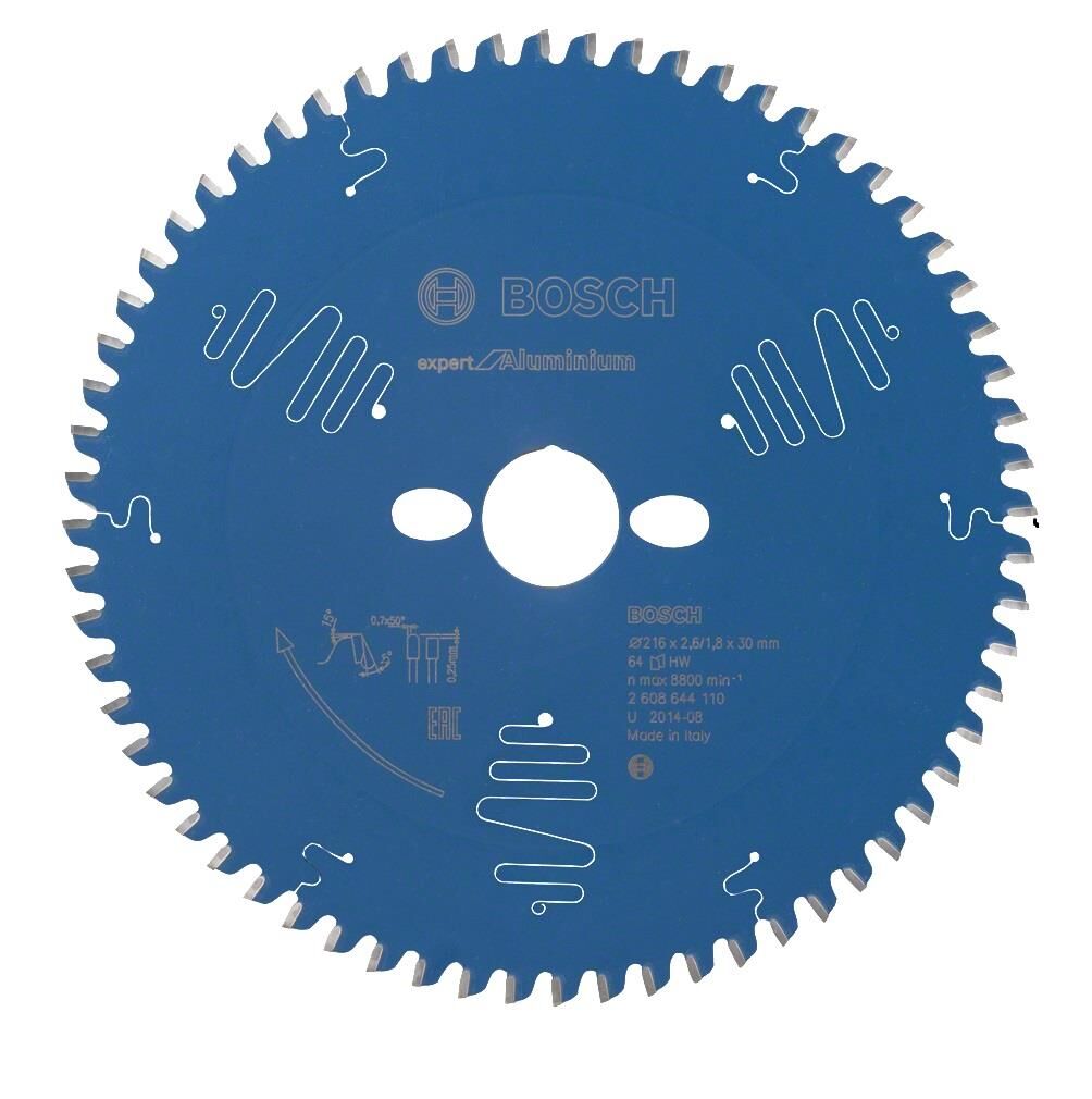Bosch Alüminyum Testere Bıçağı 216*30 mm 64 Diş Expert 2608644110