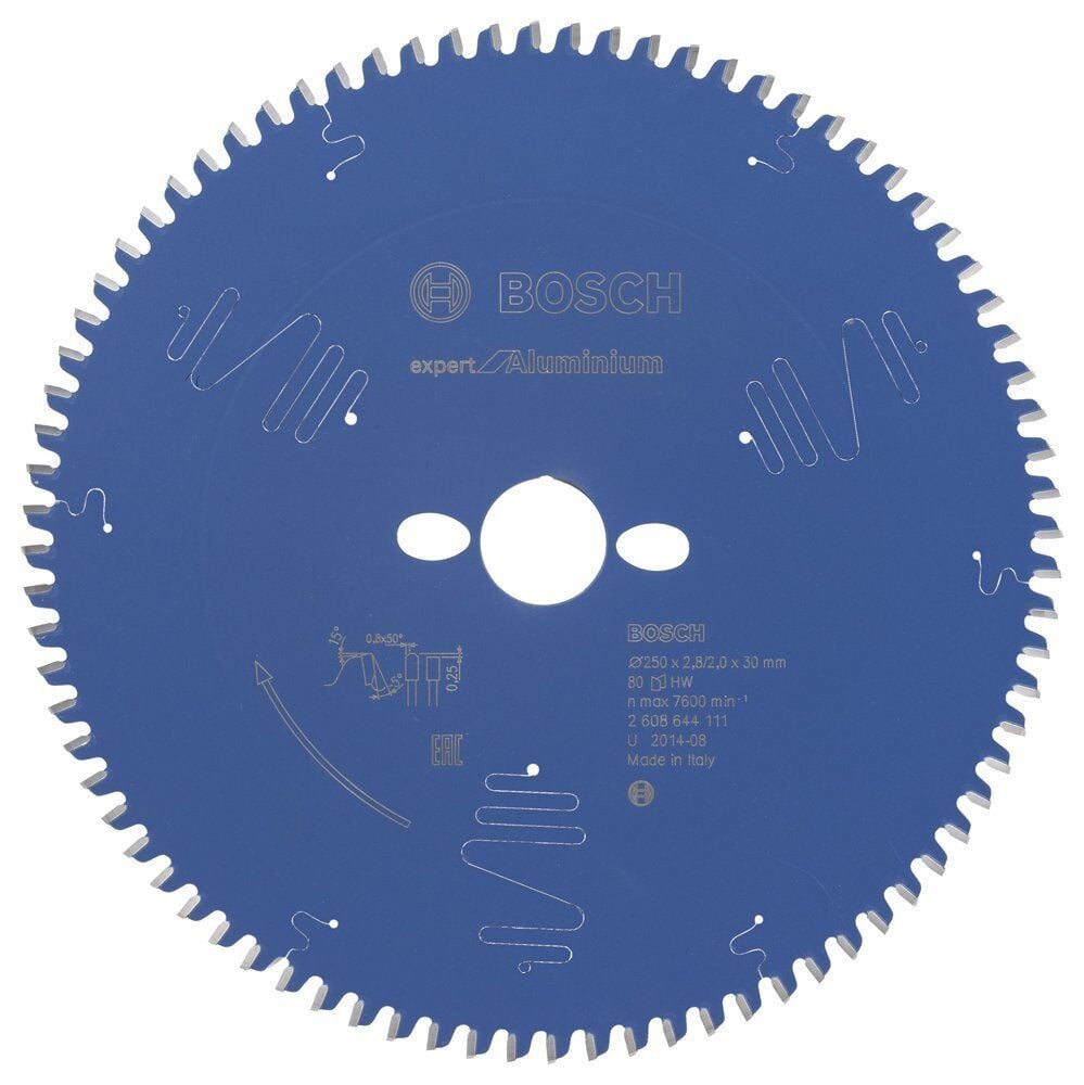 Bosch Alüminyum Daire Testeresi 250x30 mm 80 Diş Expert 2608644111