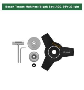 Bosch Tırpan Makinesi Bıçak Seti AGC 36V-33 için F016800623
