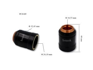 PC0109 A101 Plazma Kesim Nozulu L:44,1 mm Trafimet