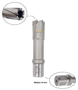 3Keego 22 x 50 mm TCT Elmas Manyetik Matkap Ucu HCB50