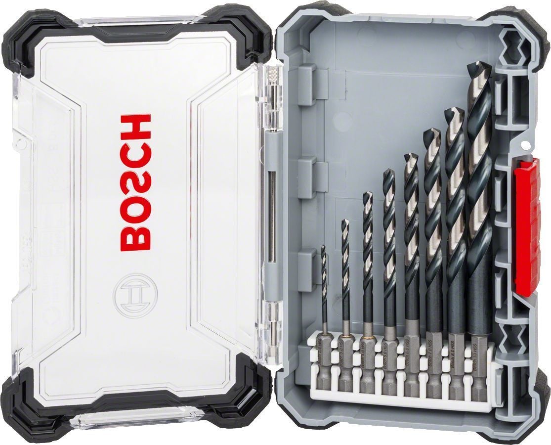 Bosch Impact HSS 8'li Set 1/4'' Altıgen Matkap Ucu 2608577146
