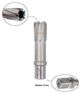 3Keego 23 x 50 mm TCT Elmas Manyetik Matkap Ucu HCB50