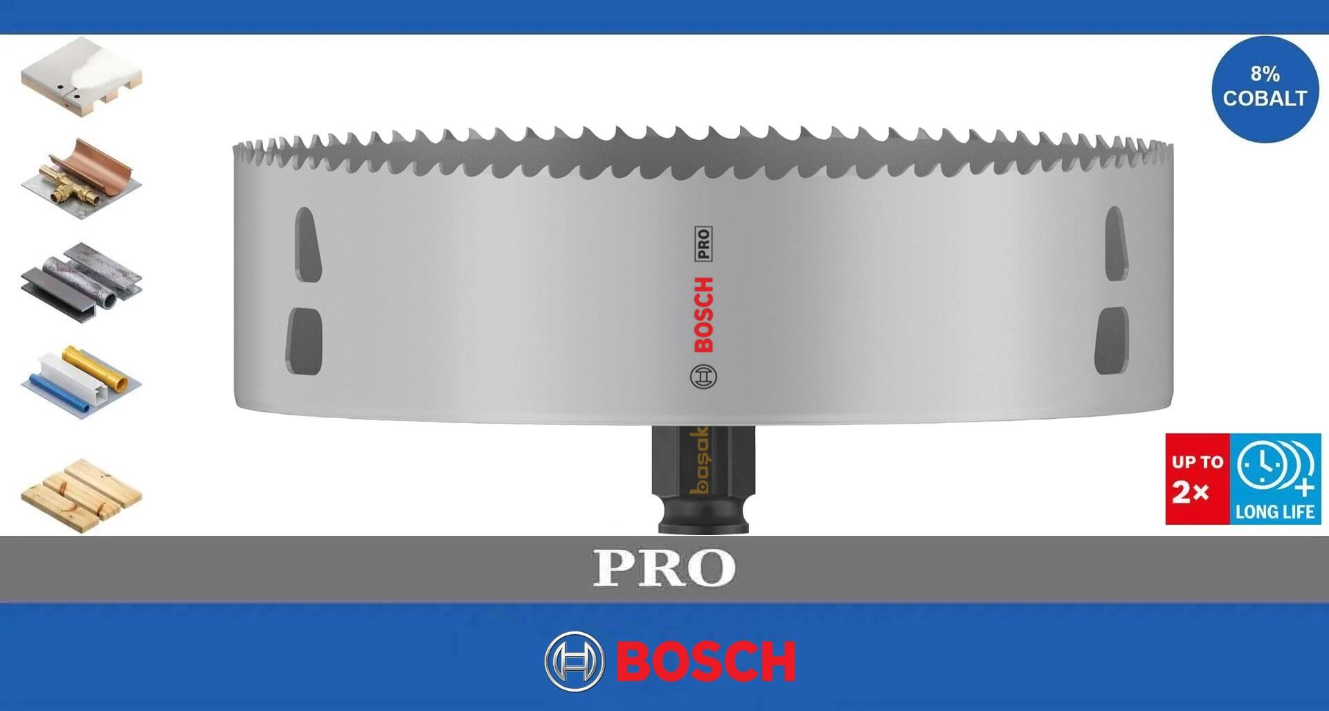 Bosch Pro 177 mm PC Delik Testeresi HSS %8 Kobalt 2608594421
