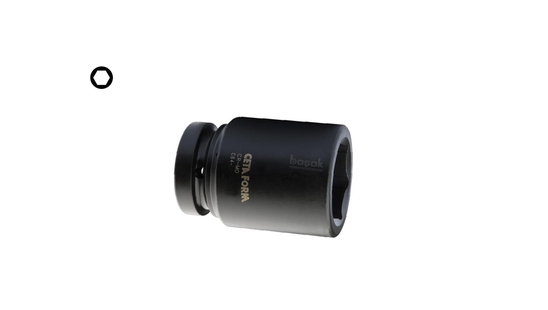 Ceta Form 34 mm 1” 6 Köşe Derin Havalı Lokma Anahtar C84-H34