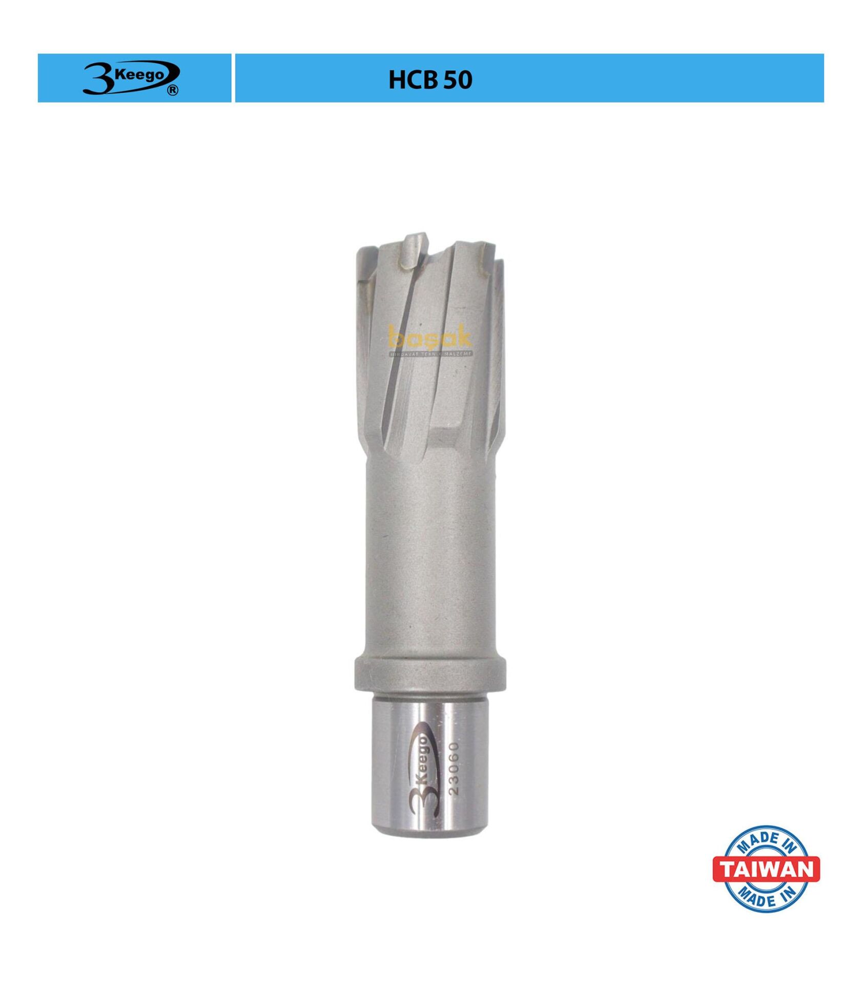 3Keego 25 x 50 mm TCT Elmas Manyetik Matkap Ucu HCB50