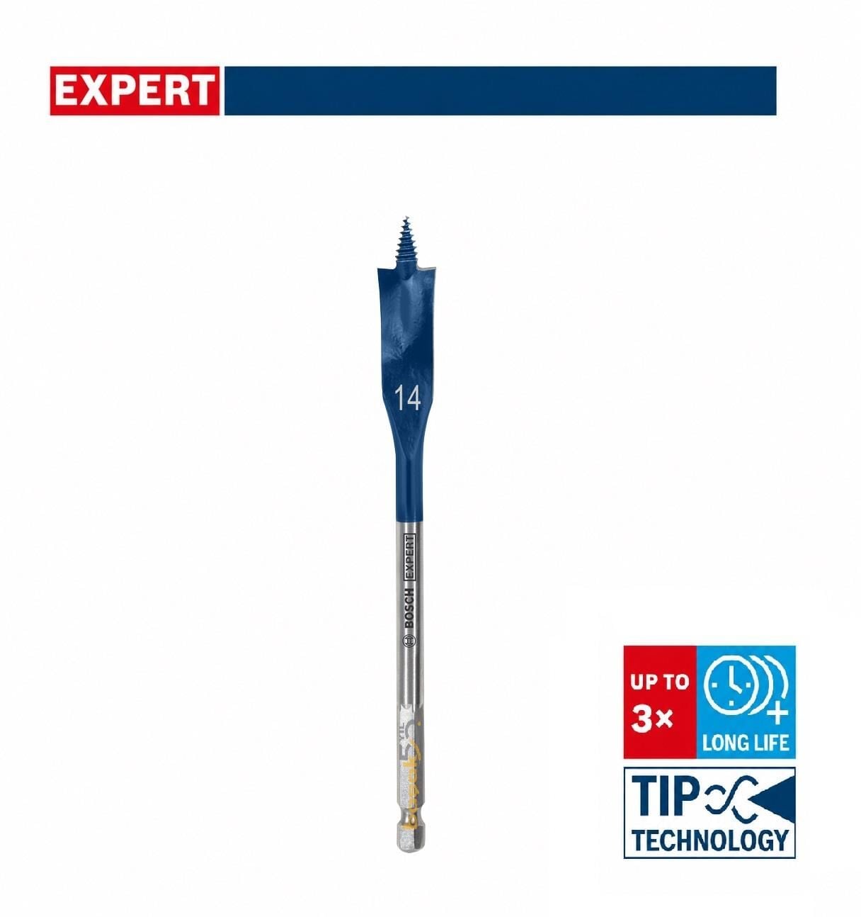 Bosch Expert 14 x 152 mm Ahşap Yaprak Kelebek Delme Ucu 2608902090
