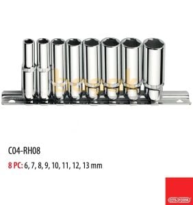 Ceta Form 6 - 13 mm 1/4” Derin Lokma Anahtar Takımı C04-R08