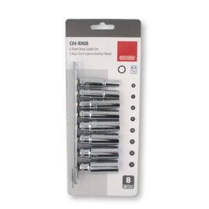 Ceta Form 6 - 13 mm 1/4” Derin Lokma Anahtar Takımı C04-RH08