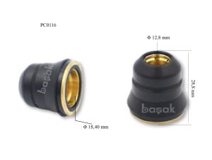 PC0116 S25-S45-PT40 Plazma Kesim Nozulu L:28 mm Trafimet