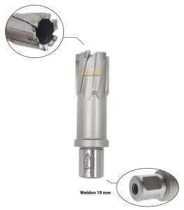 3Keego 27 x 50 mm TCT Elmas Manyetik Matkap Ucu HCB50