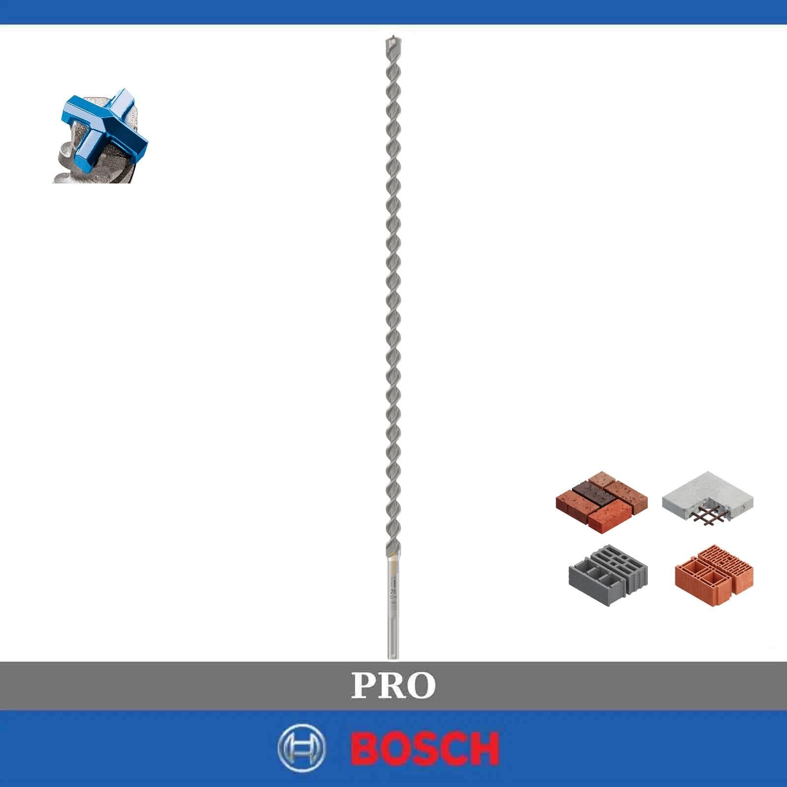 Bosch Pro 25x920 mm SDS Max-4 Beton Delici Matkap Ucu 2608706793