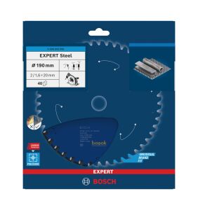 Bosch Metal Kesme Testeresi  190*20 mm 40 Diş Expert 2608643056