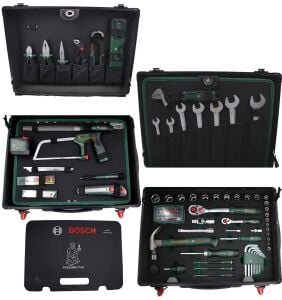 Bosch 119 Parça Hepsi Bir Arada El Aleti Seti – Tekerlekli Çanta 1600A02ZB4