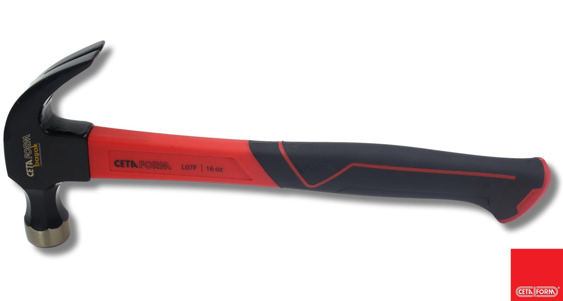 Ceta Form 450gr Fiberglas Saplı Çatal Çekiç L07F-16