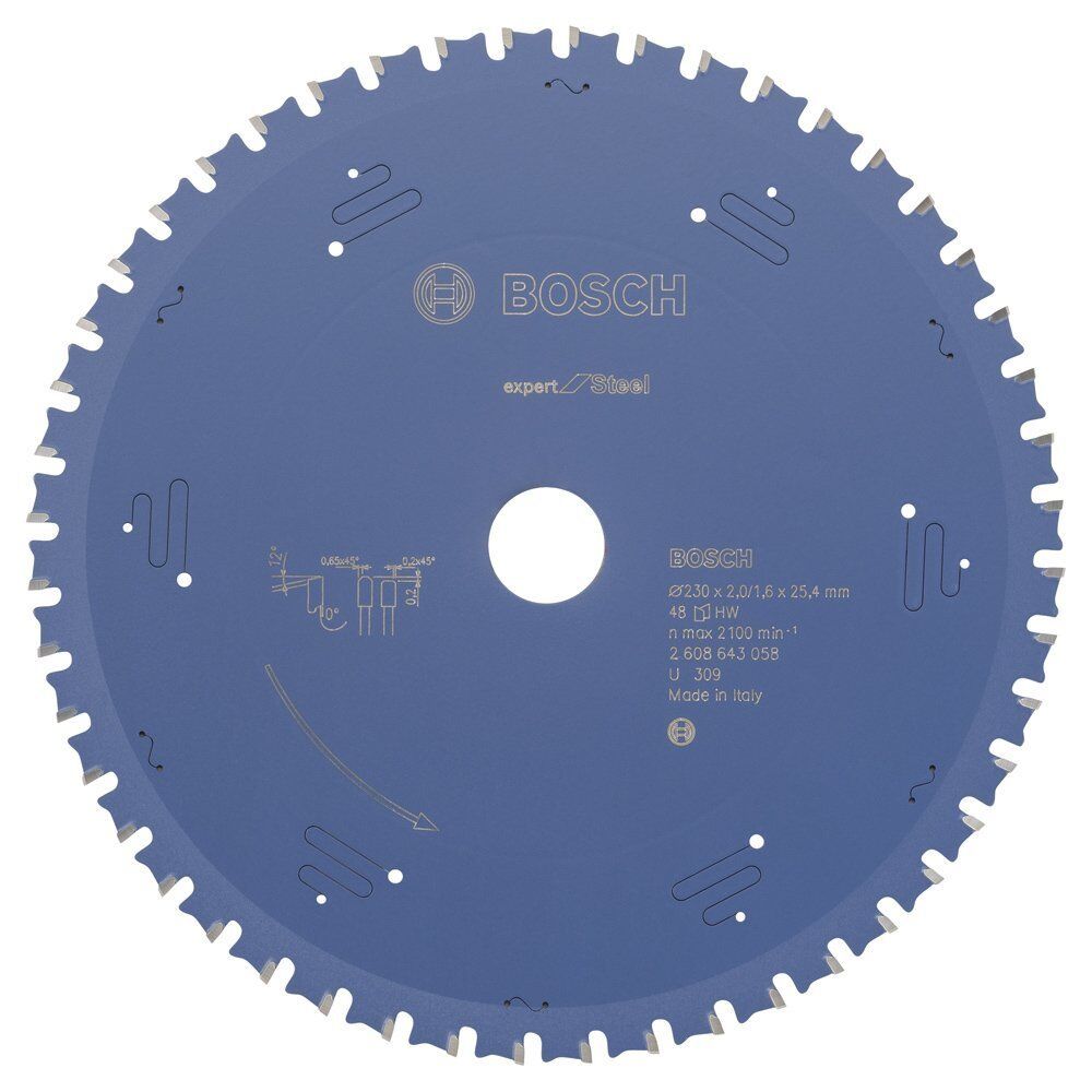 Bosch Metal Kesme Testeresi 230*25,40 mm 48 Diş Expert 2608643058