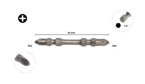 Ceta Form CB/662TM Çift Taraflı Yıldız Bits Uç (Torsion)