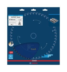 Bosch Elmas 305*25,40 mm 60 Diş Çelik | Metal Testeresi Expert 2608643060