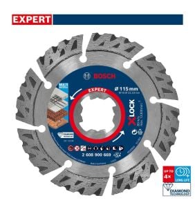 Bosch Expert 115 mm X-Lock Genel Amaçlı Elmas Kesme Diski 2608900669