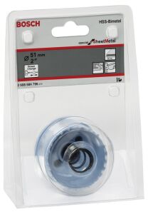 Paslanmaz-İnox İçin Hızlı Kesim 51 mm Panç HSS %8 Co BOSCH 2608584796