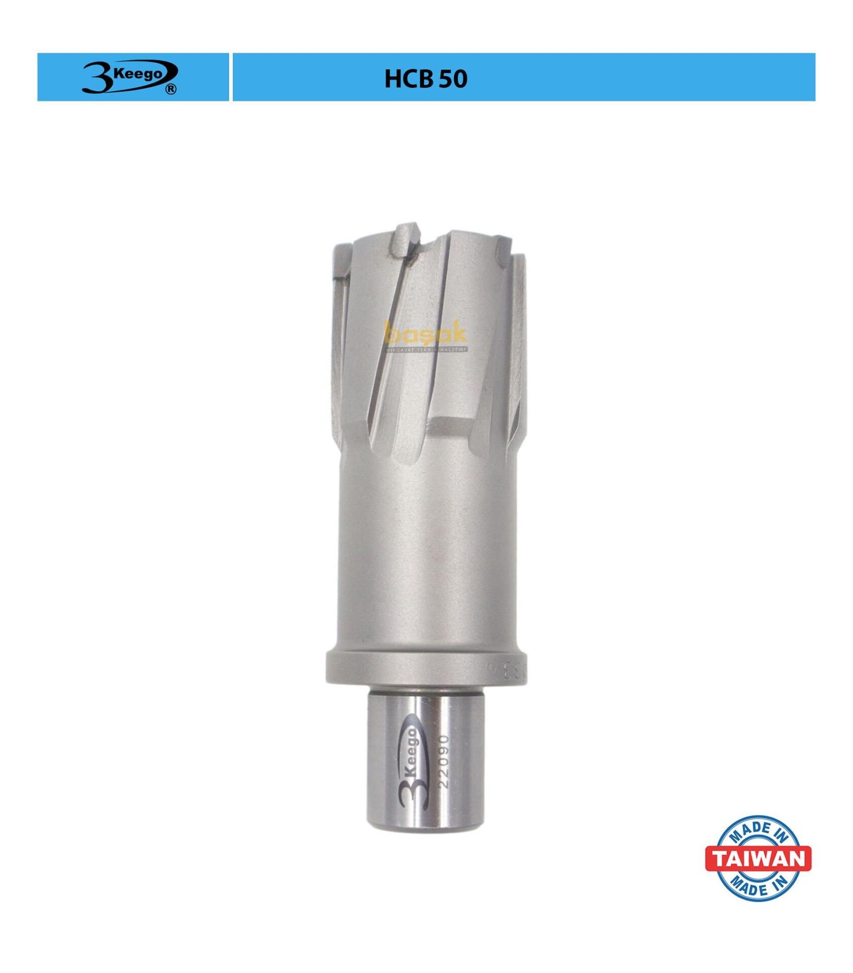 3Keego 33 x 50 mm TCT Elmas Manyetik Matkap Ucu HCB50