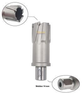 3Keego 33 x 50 mm TCT Elmas Manyetik Matkap Ucu HCB50