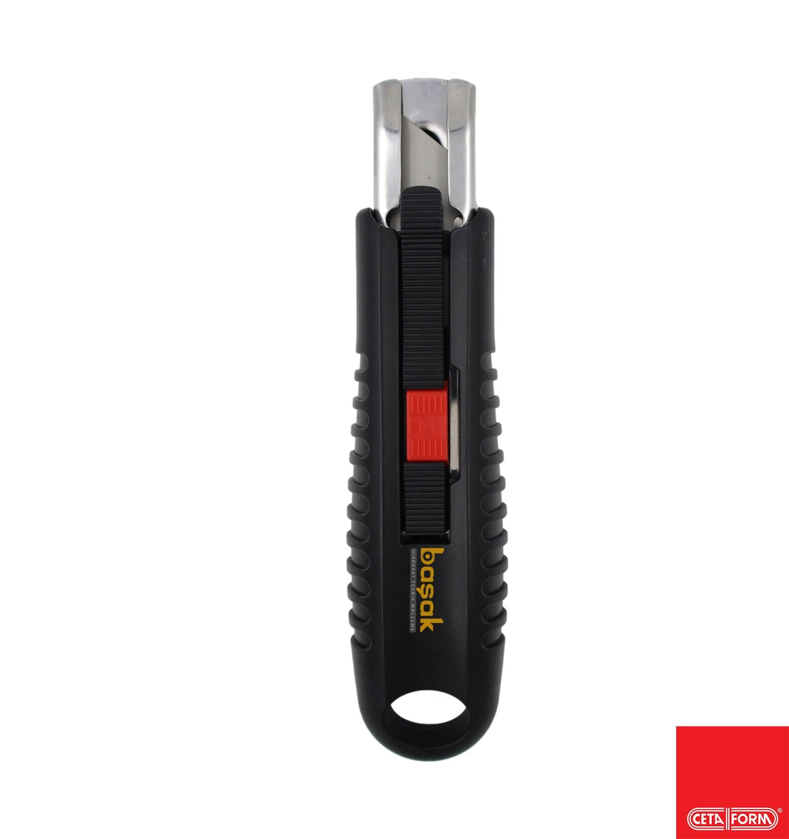 Ceta Form J47C-S Emniyetli Maket Bıçağı (Otomatik Geri Çekme)