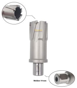 3Keego 34 x 50 mm TCT Elmas Manyetik Matkap Ucu HCB50