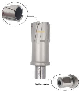 3Keego 34 x 50 mm TCT Elmas Manyetik Matkap Ucu HCB50