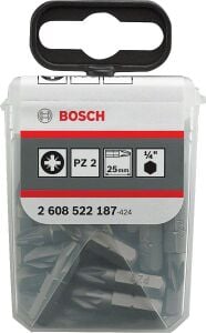 Bosch PZ2 25 mm 25'li Bits Uç Tic Tac Kutu 2608522187
