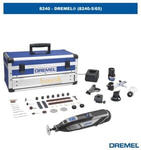 Dremel 8240 Akülü El Motoru 65 Parça Aksesuarlı F0138240JK