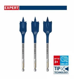 Bosch Expert 20-25 mm 3’lü Ahşap Yaprak Matkap Ucu Seti 2608902107