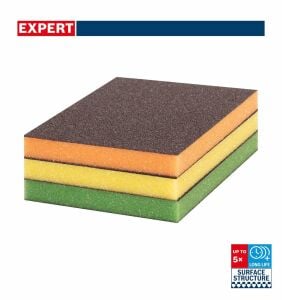 Bosch Expert S473 3'lü Sünger Zımpara Çift Taraflı 2608901176