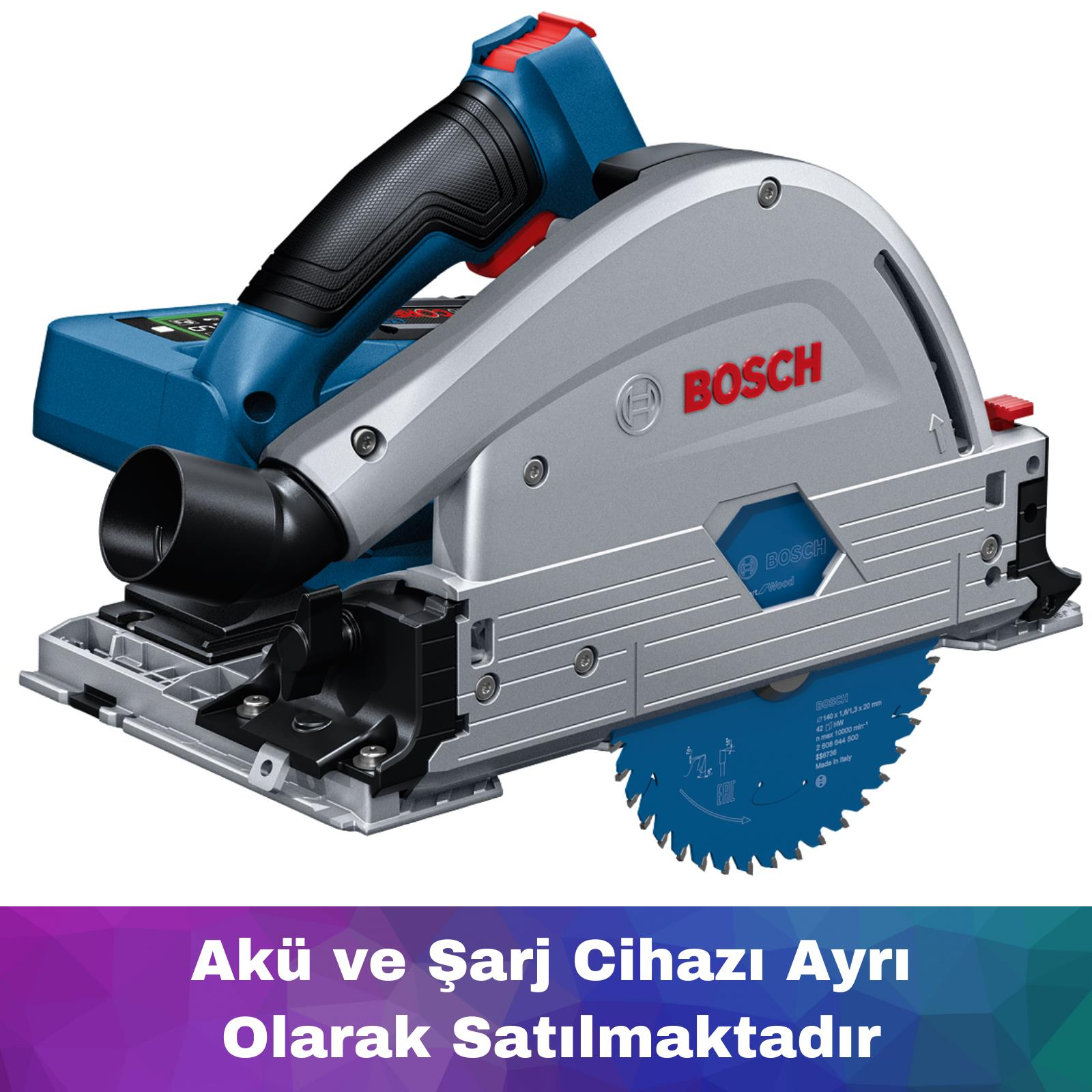 Bosch GKT 18V-52 GC (Akü ve Şarj Yoktur) Akülü Daldırmalı Testere 06016B4000