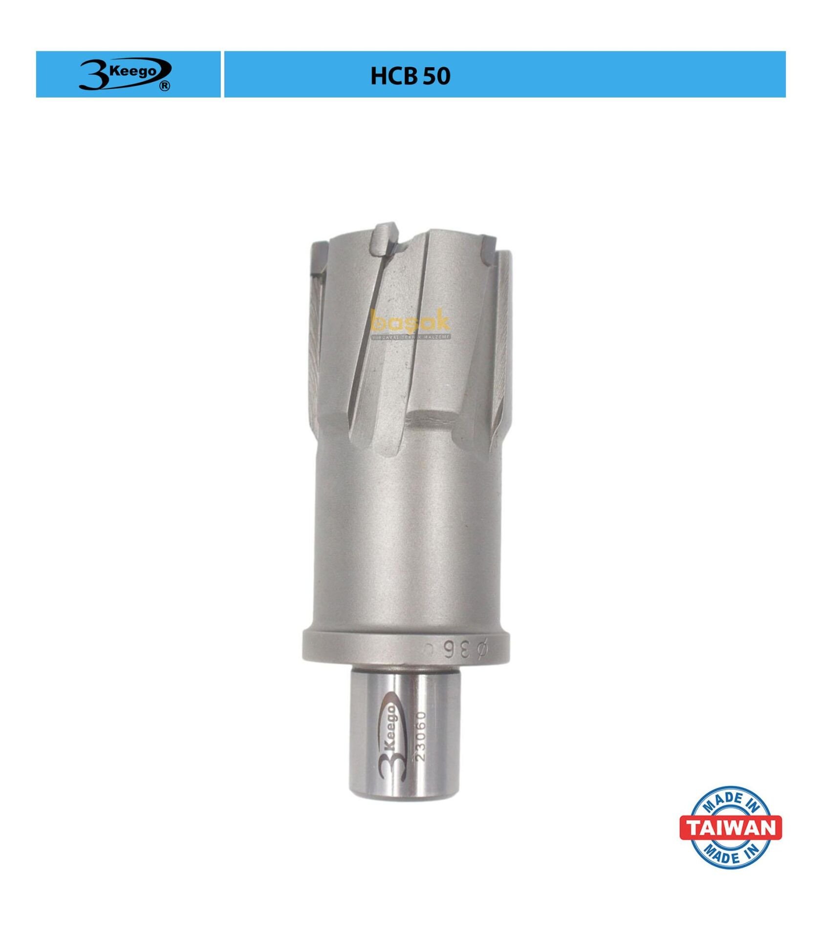 3Keego 36 x 50 mm TCT Elmas Manyetik Matkap Ucu HCB50