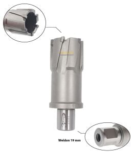 3Keego 36 x 50 mm TCT Elmas Manyetik Matkap Ucu HCB50